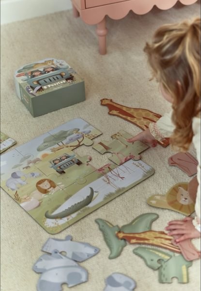 PUZZLE 6 EN 1 SAFARI FRIENDS - Imagen 3