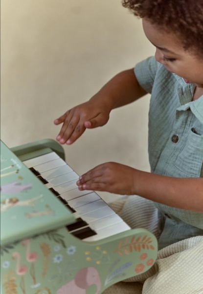 PIANO DE MADERA VERDE SAFARI FRIENDS - Imagen 4