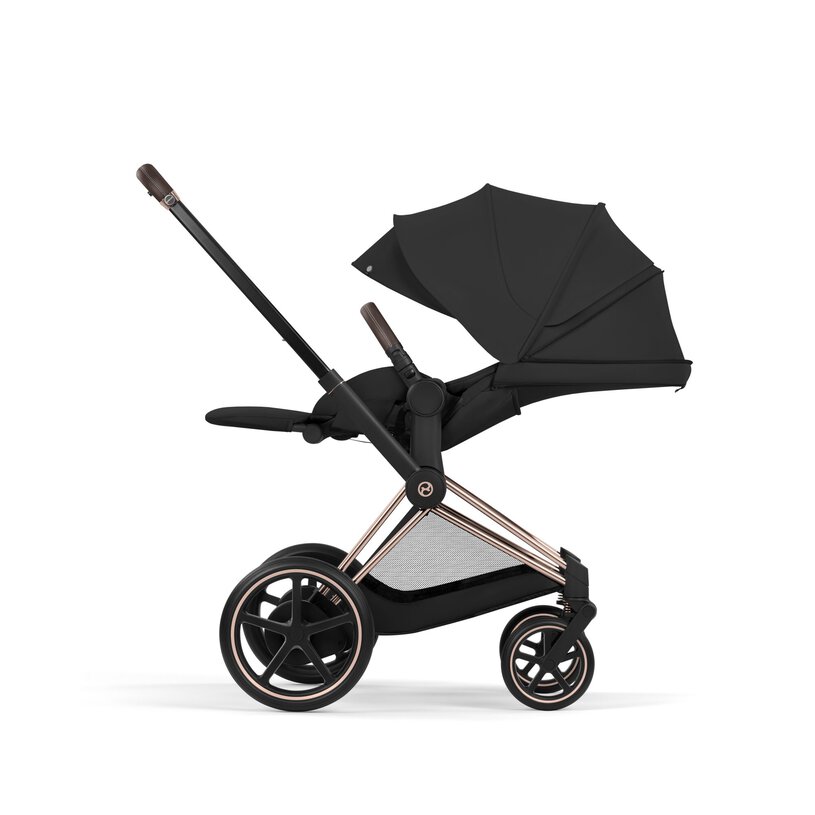 PACK EPRIAM SEPIA BLACK/ROSEGOLD (CHASIS+SEAT PACK+CAPAZO PLEGABLE) - Imagen 3