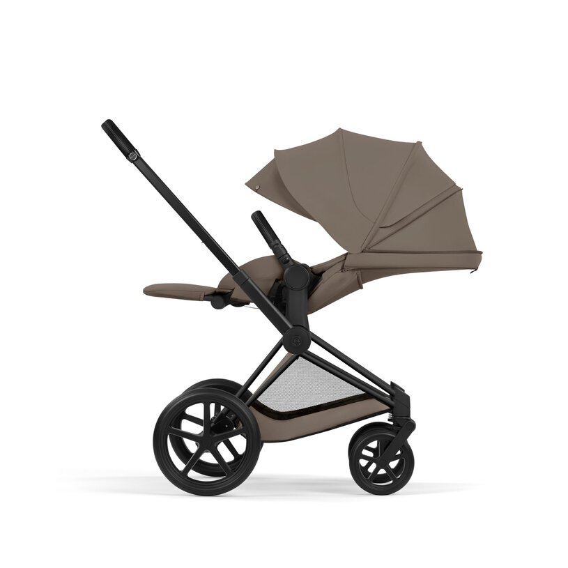 PACK PRIAM COCONUT BROWN (CHASIS MATT BLACK+SEAT PACK+CAPAZO PLEGABLE) - Imagen 3