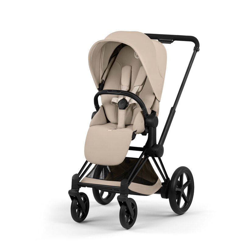 PACK EPRIAM COZY BEIGE/MATT BLACK (CHASIS+SEAT PACK+CAPAZO PLEGABLE) - Imagen 10
