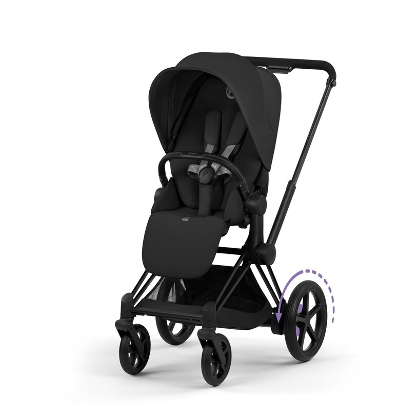 PACK EPRIAM SEPIA BLACK/MATT BLACK (CHASIS+SEAT PACK+CAPAZO PLEGABLE) - Imagen 10