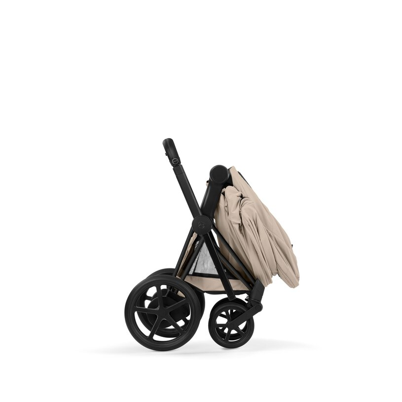 PACK EPRIAM COZY BEIGE/MATT BLACK (CHASIS+SEAT PACK+CAPAZO PLEGABLE) - Imagen 7