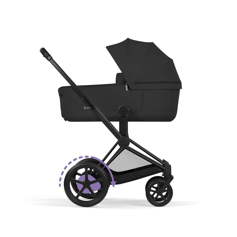 PACK EPRIAM SEPIA BLACK/MATT BLACK (CHASIS+SEAT PACK+CAPAZO PLEGABLE) - Imagen 9