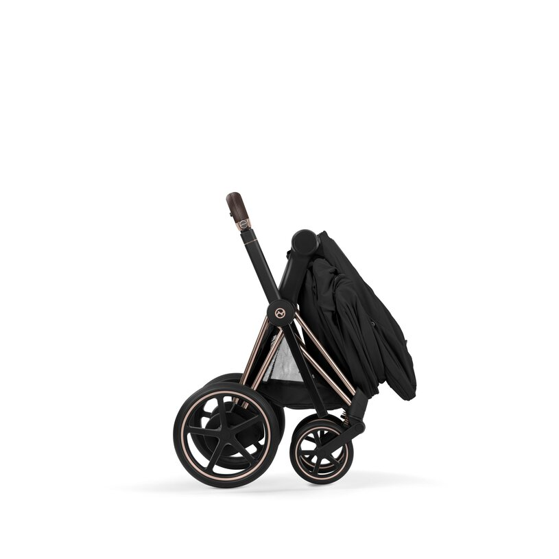 PACK EPRIAM SEPIA BLACK/ROSEGOLD (CHASIS+SEAT PACK+CAPAZO PLEGABLE) - Imagen 7
