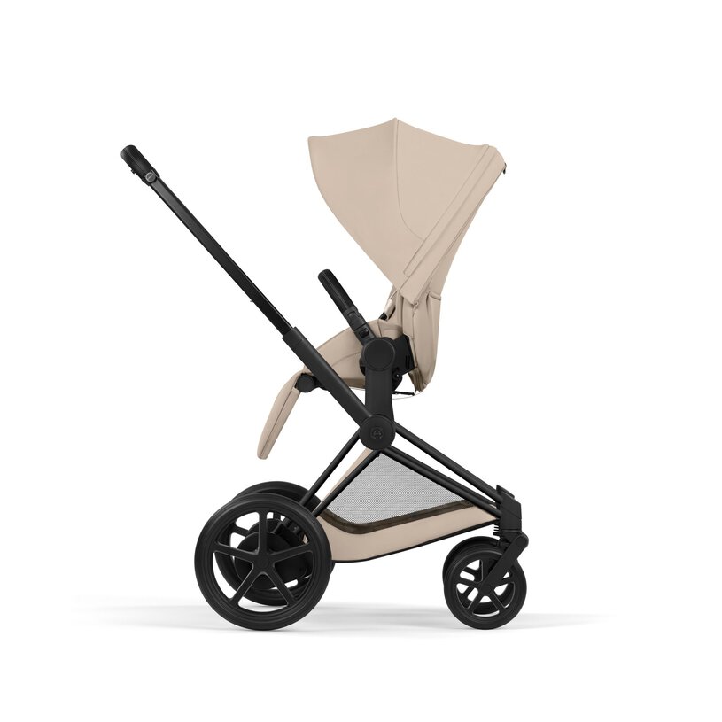 PACK EPRIAM COZY BEIGE/MATT BLACK (CHASIS+SEAT PACK+CAPAZO PLEGABLE) - Imagen 4