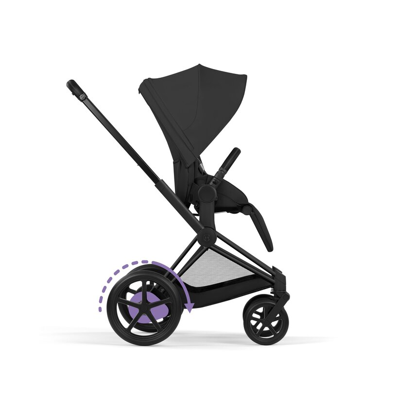 PACK EPRIAM SEPIA BLACK/MATT BLACK (CHASIS+SEAT PACK+CAPAZO PLEGABLE) - Imagen 6