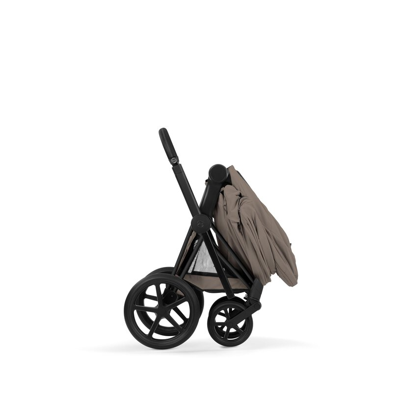PACK PRIAM COCONUT BROWN (CHASIS MATT BLACK+SEAT PACK+CAPAZO PLEGABLE) - Imagen 7