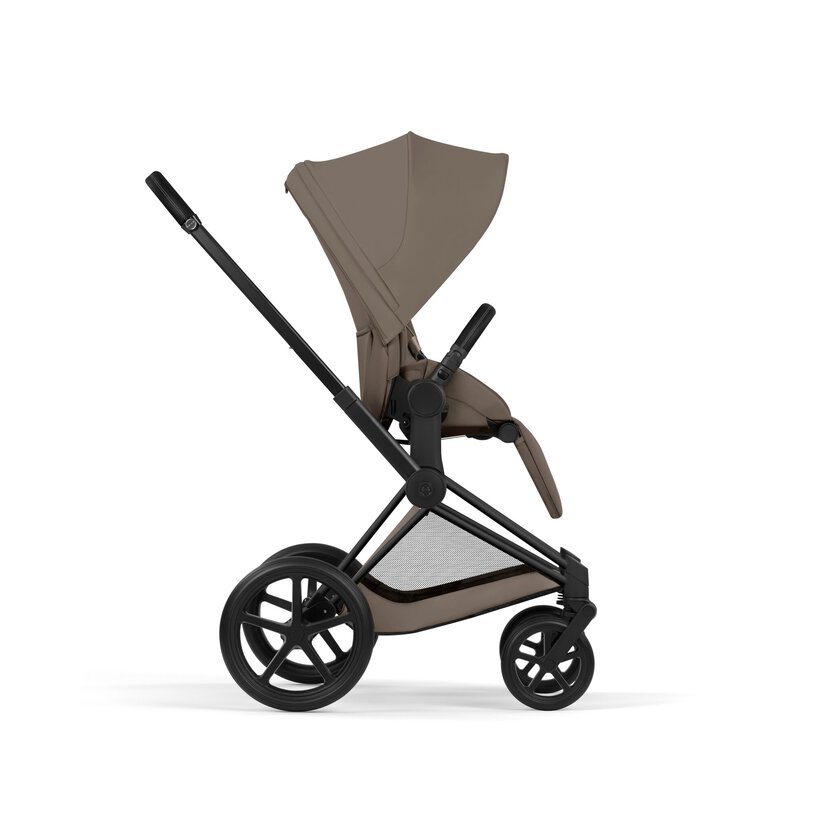 PACK PRIAM COCONUT BROWN (CHASIS MATT BLACK+SEAT PACK+CAPAZO PLEGABLE) - Imagen 6