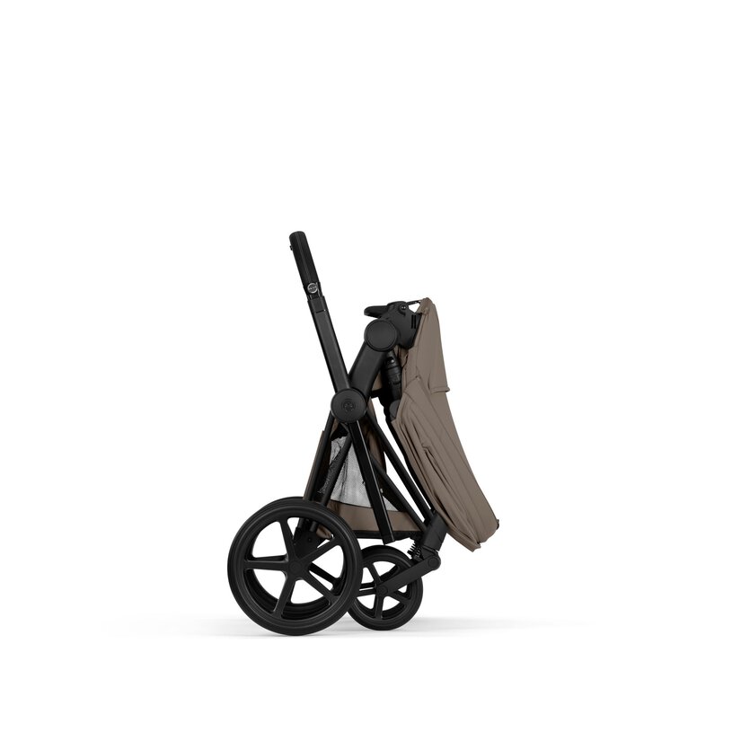 PACK PRIAM COCONUT BROWN (CHASIS MATT BLACK+SEAT PACK+CAPAZO PLEGABLE) - Imagen 5